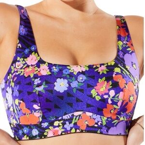 NWT Yitty Headliner Shaping Midi Bralette Party Animal Bloom & Ploom Print